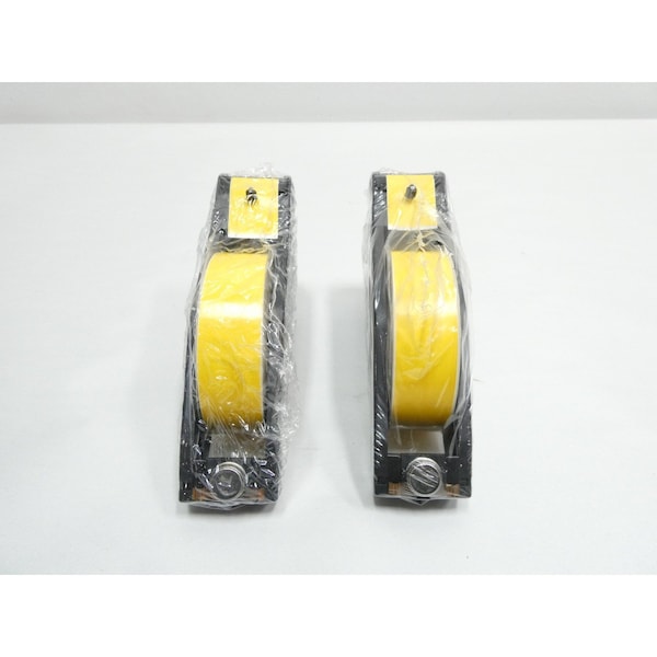 Brady SET OF 2 BLACK ON YELLOW B580 SUPPLY CARTRIDGE TAPE DISPENSER 2-8235-00 - main